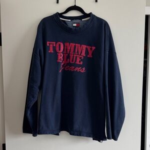 Vintage Tommy Blue Jeans Crew Neck